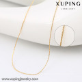 42963 -Xuping Simple style Gold Chain jwelleries necklace women